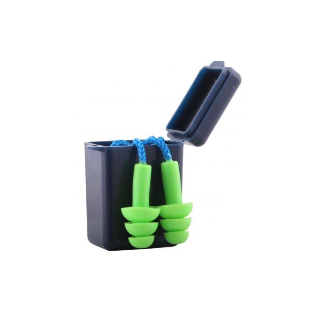 tapon de oido tpr elite verde con estuche clute (x100) tapon de oido tpr elite verde con estuche clute (x100)